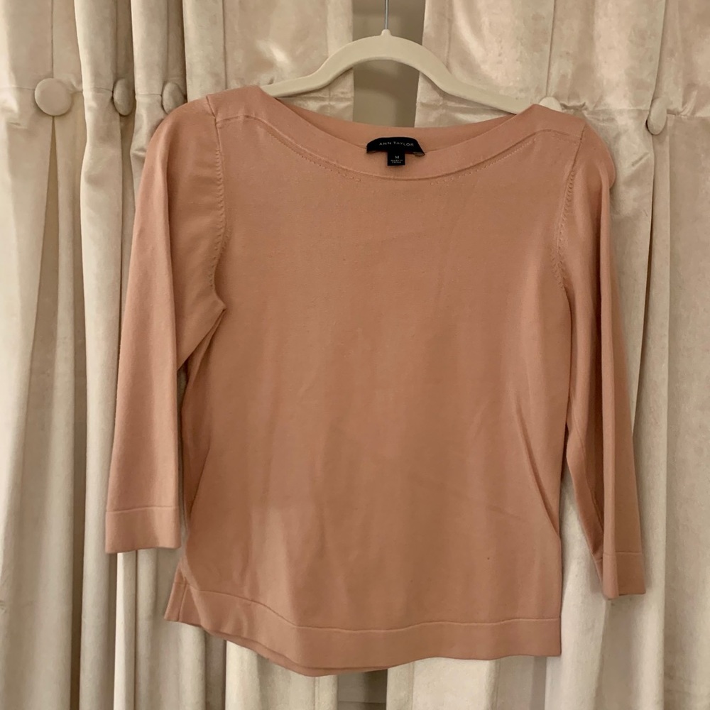 Ann Taylor Pink Sweater Medium